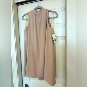 NWT mini sleeveless swing dress with low back